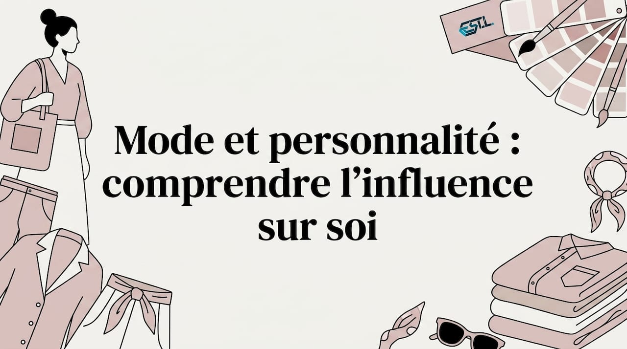 Visuel décoratif pour la page de titre : mode et personnalité