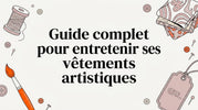 Carte titre élégamment ornée de motifs inspirés de l’univers de la couture