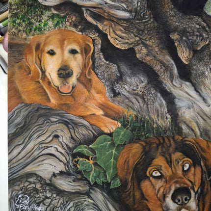 Collection image for: Œuvres originales au pastel sec