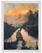 30x40 cm / 12x16″ / White frame / Ready-to-hang