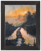 15x20 cm / 6x8″ / Black frame / Ready-to-hang