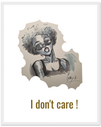 40x50 cm / 16x20″ / Cadre blanc