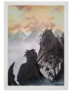 A3 (29.7 x 42  cm) / Cadre blanc / Prêt à être accroché