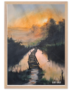 A2 (42 x 59.4  cm) / Wood frame / Ready-to-hang