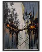 A2 (42 x 59.4  cm) / Cadre noir / Prêt à être accroché