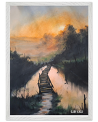 A2 (42 x 59.4  cm) / White frame / Ready-to-hang