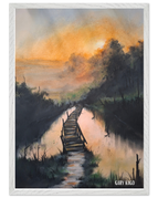 50x70 cm / 20x28″ / White frame / Ready-to-hang