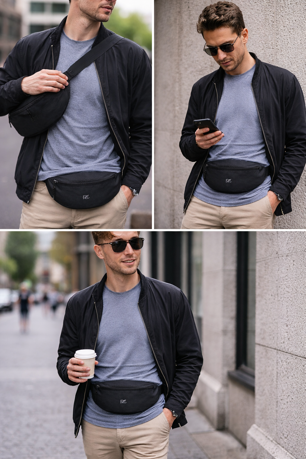 BagBase® Recycled Fanny Pack – 3 L