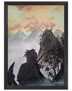 A3 (29.7 x 42  cm) / Cadre noir / Prêt à être accroché