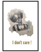 50x70 cm / 20x28″ / Cadre noir