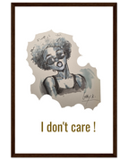 30x45 cm / 12x18″ / Cadre en bois foncé