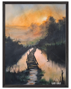 45x60 cm / 18x24″ / Black frame / Ready-to-hang