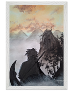 30x45 cm / 12x18″ / Cadre blanc / Prêt à être accroché