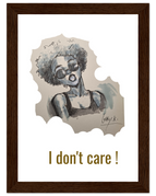 13x18 cm / 5x7″ / Cadre en bois foncé