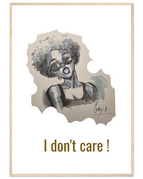 A1 (59.4 x 84.1  cm) / Cadre en bois