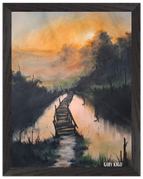 27x35 cm / 11x14″ / Black frame / Ready-to-hang