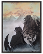 45x60 cm / 18x24″ / Cadre noir / Prêt à être accroché