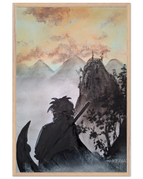 60x90 cm / 24x36″ / Cadre en bois / Prêt à être accroché