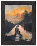 13x18 cm / 5x7″ / Black frame / Ready-to-hang