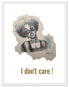 27x35 cm / 11x14″ / Cadre blanc