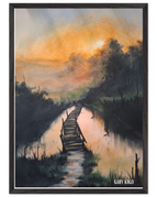 50x70 cm / 20x28″ / Black frame / Ready-to-hang