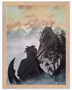 30x40 cm / 12x16″ / Cadre en bois / Prêt à être accroché