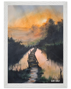 A3 (29.7 x 42  cm) / White frame / Ready-to-hang