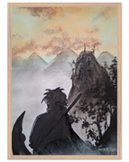 50x70 cm / 20x28″ / Cadre en bois / Prêt à être accroché