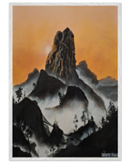 70x100 cm / 28x40″ / White frame / Ready-to-hang