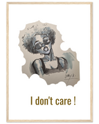 A2 (42 x 59.4  cm) / Cadre en bois