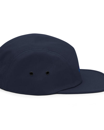 Casquette Camper (5 Panneaux) – EST.L vue latérale en bleu marine, design moderne et ajuste parfait.
