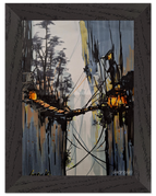 13x18 cm / 5x7″ / Cadre noir / Prêt à être accroché