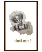 28x43  cm / XL (11x17″) / Cadre en bois foncé