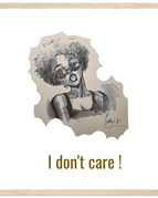 40x40 cm / 16x16″ / Cadre en bois