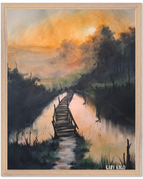 40x50 cm / 16x20″ / Wood frame / Ready-to-hang