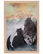 28x43  cm / XL (11x17″) / Cadre en bois / Prêt à être accroché