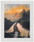 15x20 cm / 6x8″ / White frame / Ready-to-hang