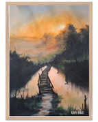 50x70 cm / 20x28″ / Wood frame / Ready-to-hang