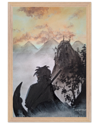 30x45 cm / 12x18″ / Cadre en bois / Prêt à être accroché