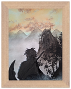 15x20 cm / 6x8″ / Cadre en bois / Prêt à être accroché