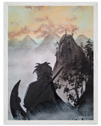 45x60 cm / 18x24″ / Cadre blanc / Prêt à être accroché