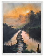 45x60 cm / 18x24″ / White frame / Ready-to-hang