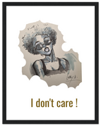 27x35 cm / 11x14″ / Cadre noir