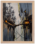 27x35 cm / 11x14″ / Cadre en bois / Prêt à être accroché