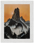 15x20 cm / 6x8″ / White frame / Ready-to-hang