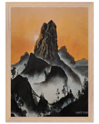 A3 (29.7 x 42  cm) / Wood frame / Ready-to-hang