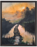 40x50 cm / 16x20″ / Black frame / Ready-to-hang