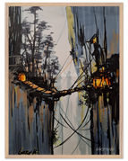 60x80 cm / 24x32″ / Cadre en bois / Prêt à être accroché