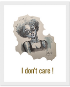 20x25 cm / 8x10″ / Cadre blanc