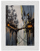 13x18 cm / 5x7″ / Cadre blanc / Prêt à être accroché